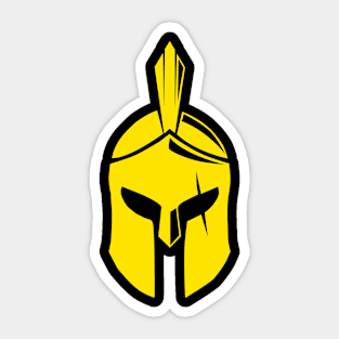 Warrior Helmet Yellow Sticker